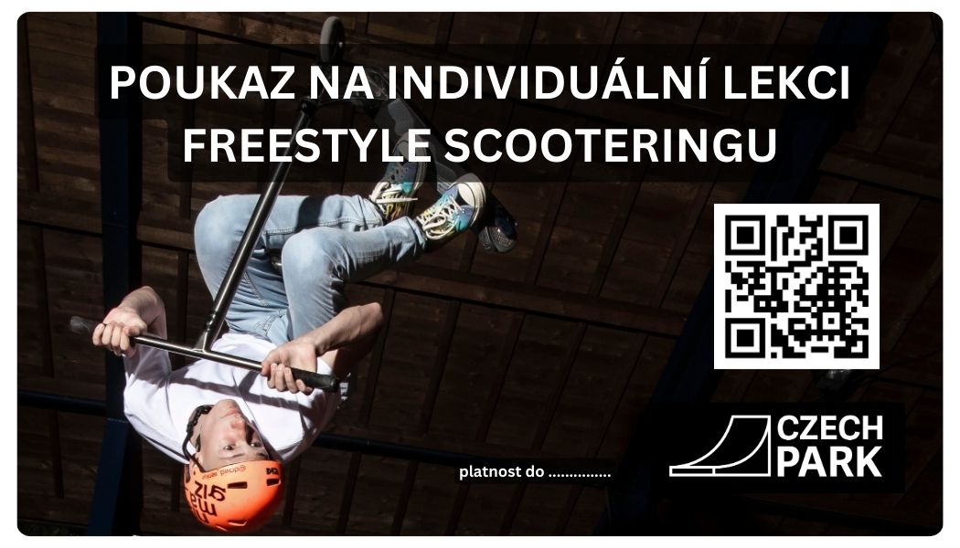 Individuální lekce freestyle scooteringu se Scoot School